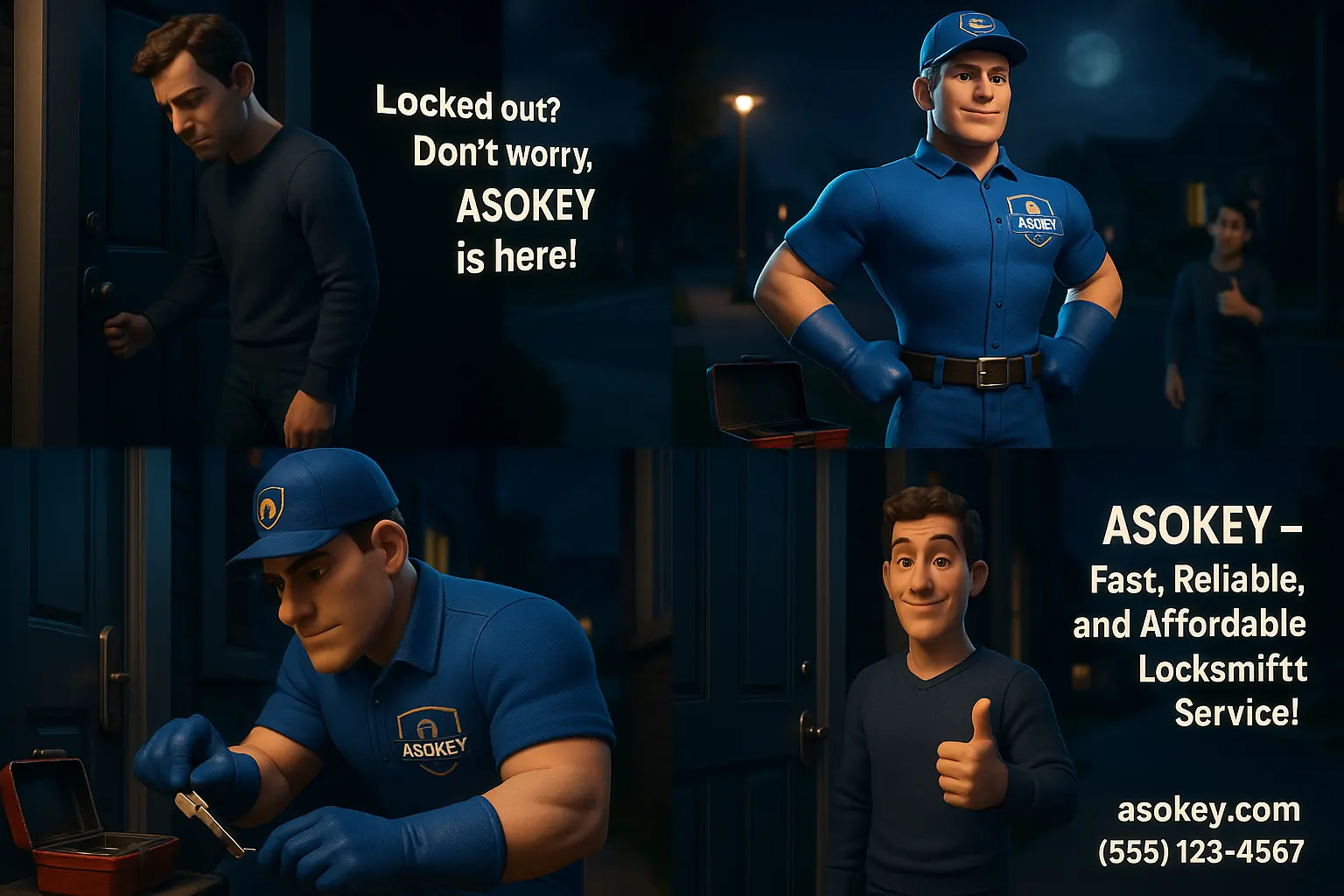 ASOKEY: Revolutionizing Emergency Access with Tech-Powered Locksmith Services